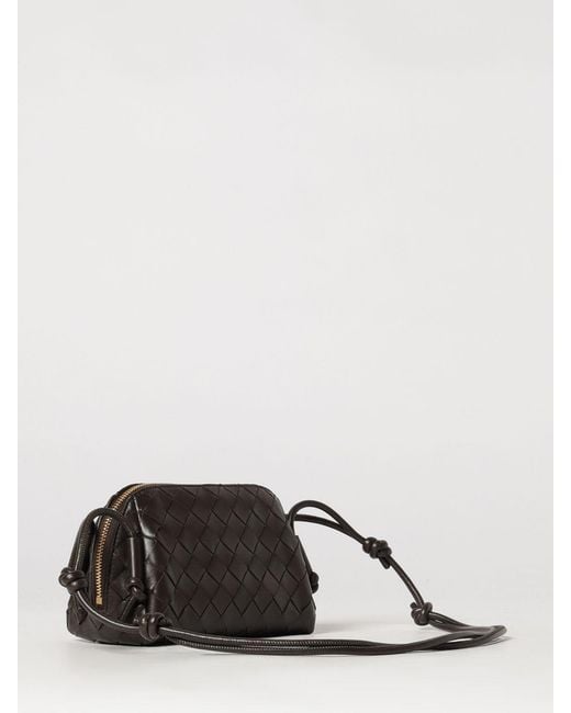 Bottega Veneta Gray Concert Mini Crossbody Bag