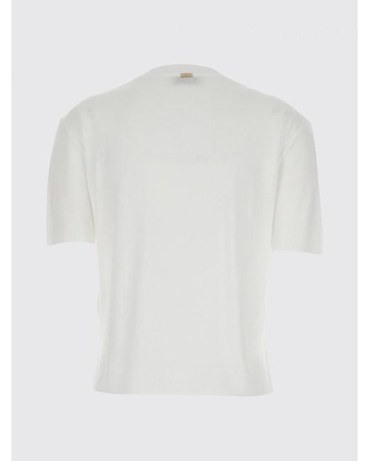 Herno White Short-Sleeved Crewneck T-Shirt