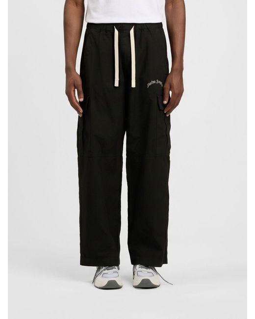 Palm Angels Black Pants for men
