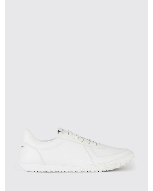 Givenchy White Glide Leather Sneakers for men