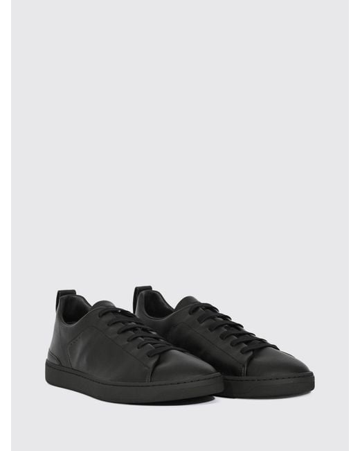 Church's Black Rochdale Smooth Calf Leather Sneakers With Rubber Sole for men