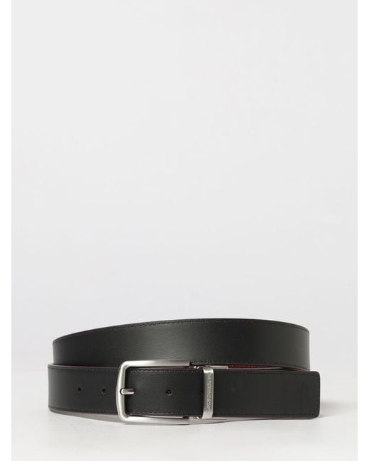 Emporio Armani Brown Reversible And Adjustable Belt for men