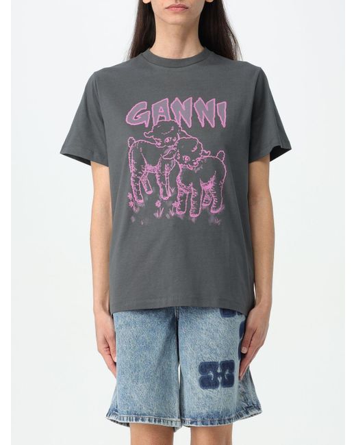 Ganni Gray T-shirt