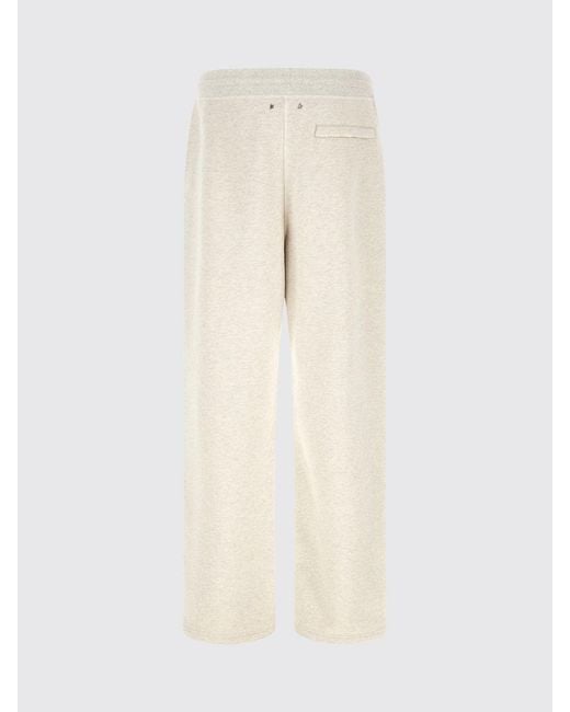 Golden Goose Deluxe Brand Natural Cotton Jogging Bottoms With Drawstring Waist for men