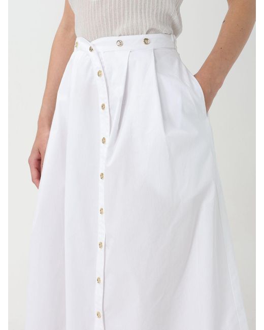 Pinko White Skirt