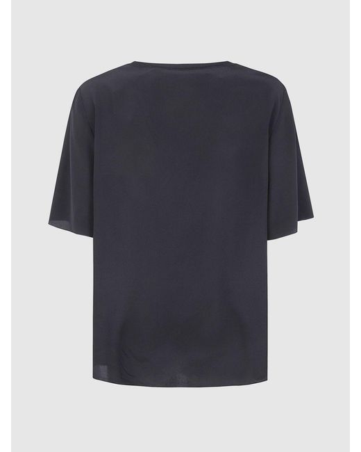 Joseph Black Satin Blouse