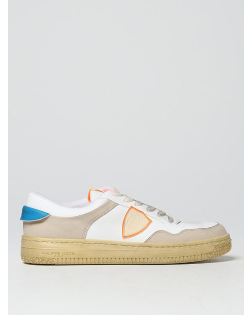 Philippe Model White Trainers for men