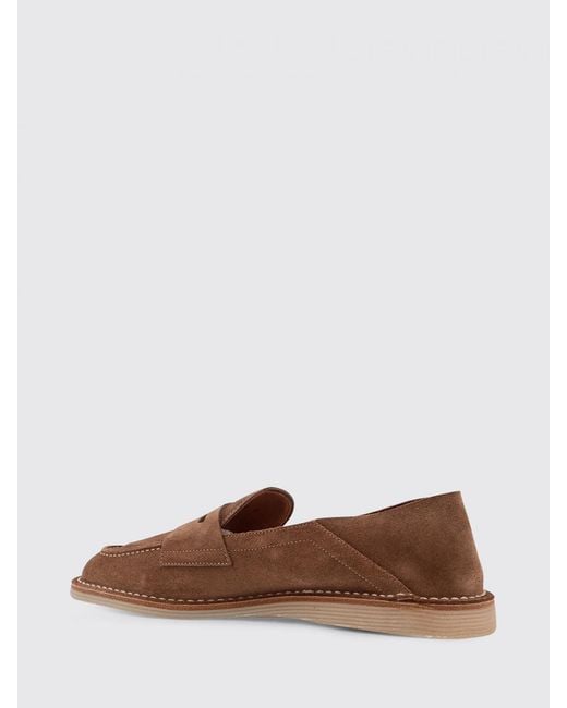 Dolce & Gabbana Brown Dolce &Amp Gabbana Suede Loafers for men