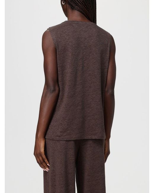 Kangra Brown Linen Knitwear