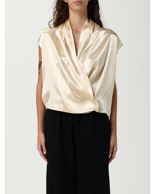 Alberta Ferretti Natural Top