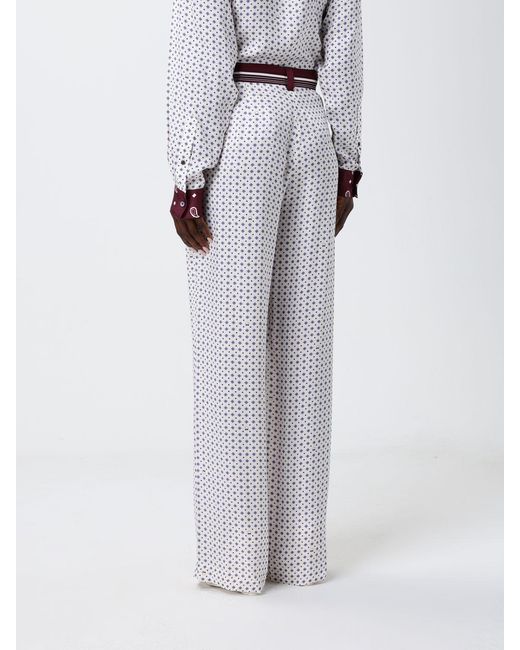 Pinko Multicolor Printed Viscose Palazzo Trousers
