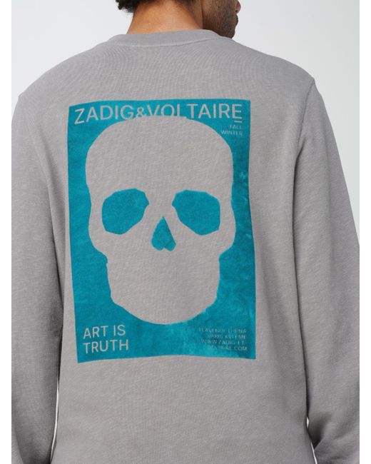 Sweatshirt Zadig & Voltaire pour homme en coloris Gray