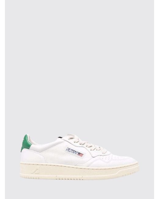 Autry White Medalist Low Sneakers for men