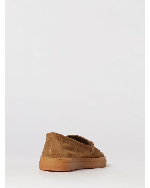 COPENHAGEN Brown Paia Suede Loafers With Tassels for men