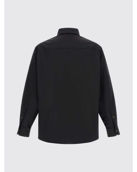 Valentino Garavani Blue Vlogo Signature Long-Sleeved Shirt for men