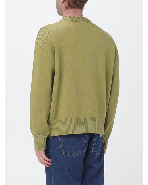Pullover Girocollo di AMI in Green da Uomo