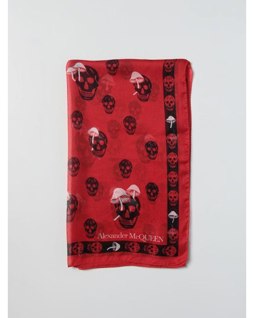 Alexander McQueen Neck Scarf in Red Lyst