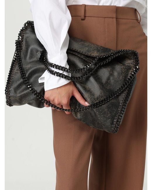 Borsa A Spalla Donna di Stella McCartney in Black
