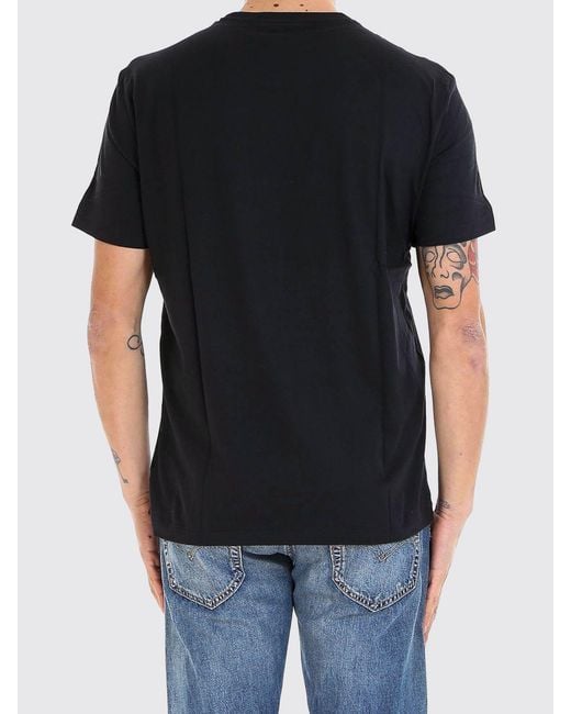 Polo Ralph Lauren Black Crewneck Cotton T-Shirt With Embroidered Pony Logo for men