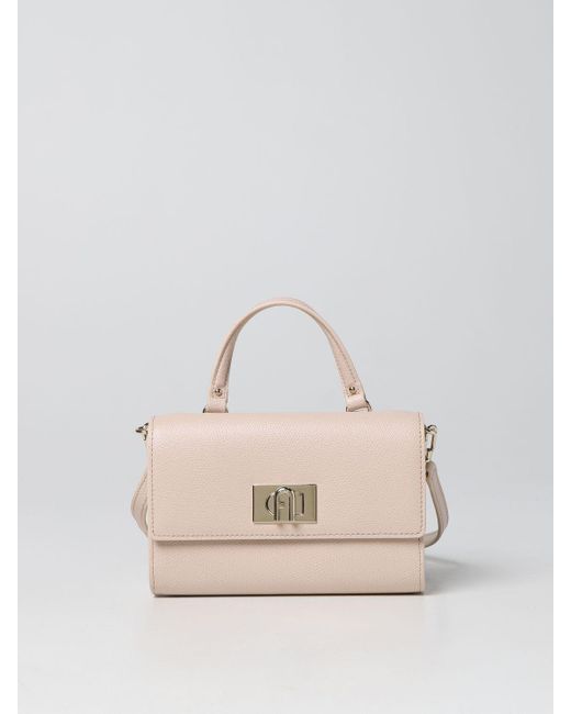 Furla Leather 1927 Mini Handbag in Blush Pink (Pink) | Lyst