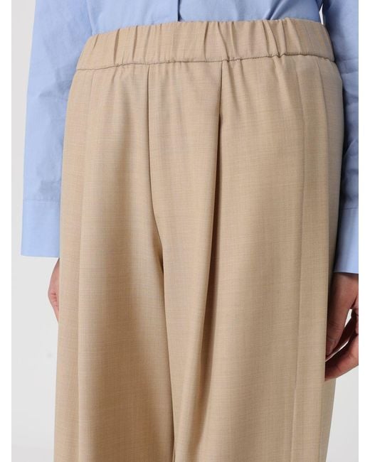 Liviana Conti Natural Manolo Wide-Leg Pants