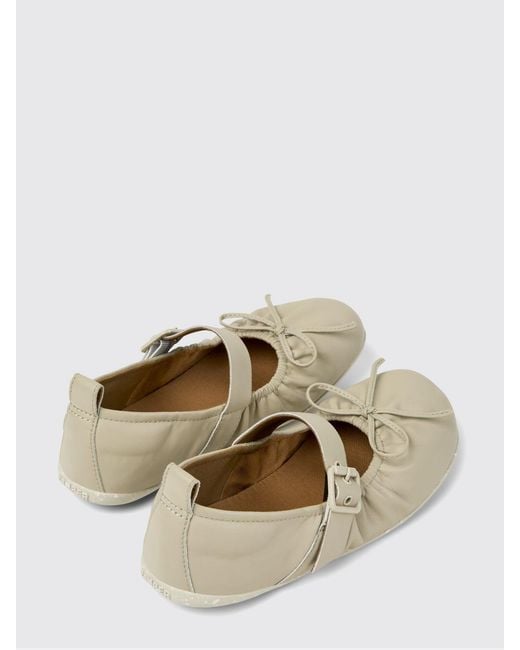 Camper Natural Wabi Mary Jane Flats