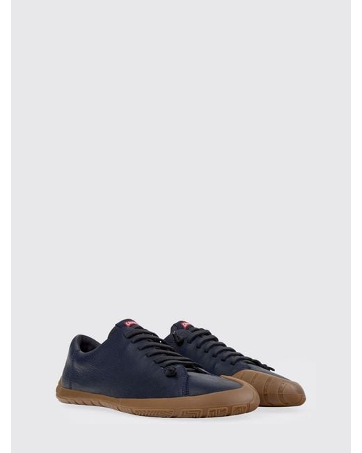 Camper Blue Peu Path+ Leather Sneakers for men