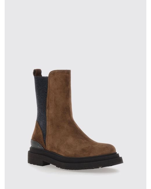 Brunello Cucinelli Brown Boots
