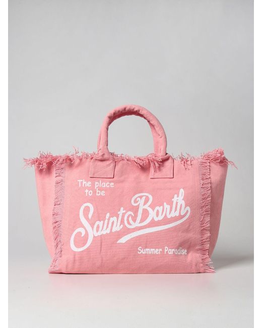 Mc2 Saint Barth Pink Tote Bags