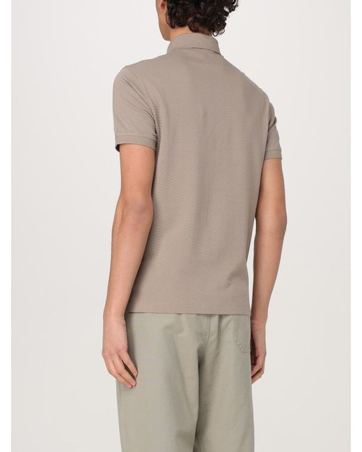 Emporio Armani Natural Short Sleeve Polo Shirt for men