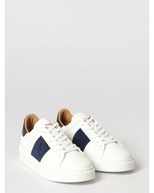 Woolrich White Leather Sneakers for men