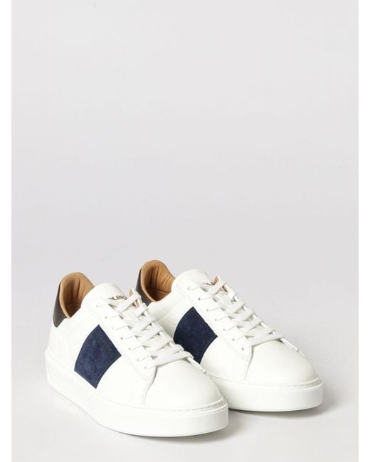 Woolrich White Leather Sneakers for men
