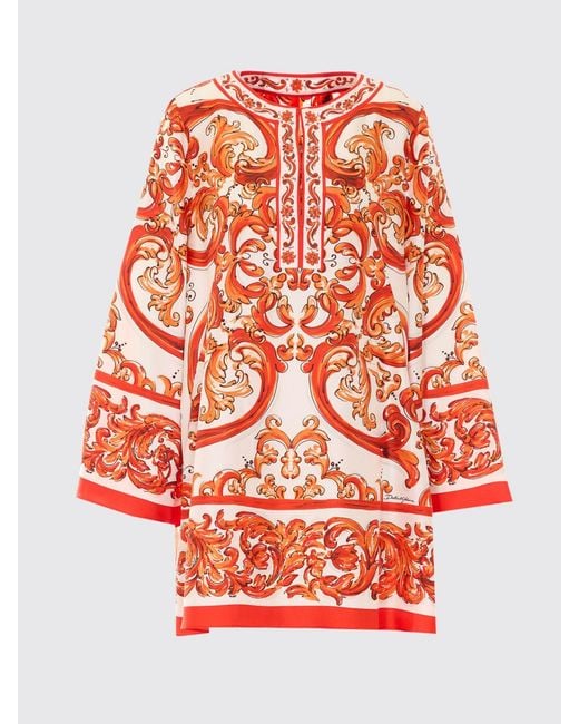 Dolce & Gabbana Red Dolce &Amp Gabbana Dress