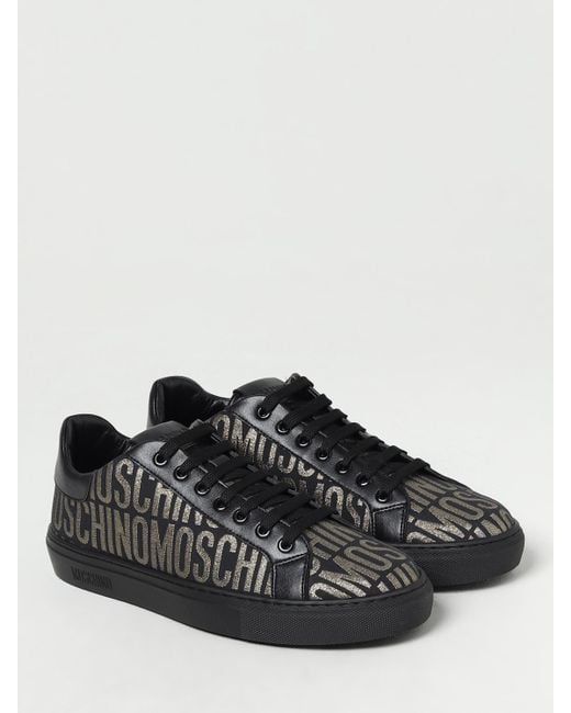 Moschino Couture Black Trainers for men