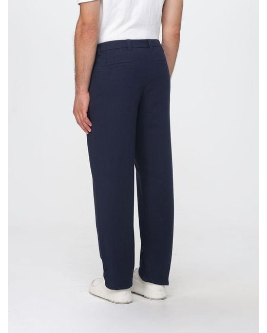 ARMANI EXCHANGE Blue Trousers for men