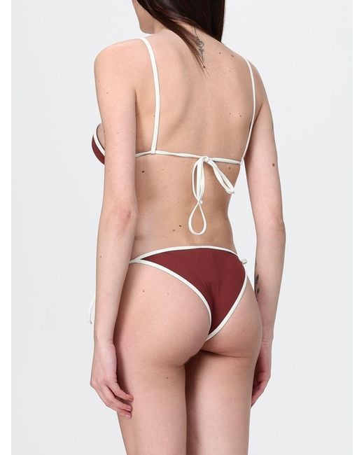 Brunello Cucinelli Red Bikini Swimsuit