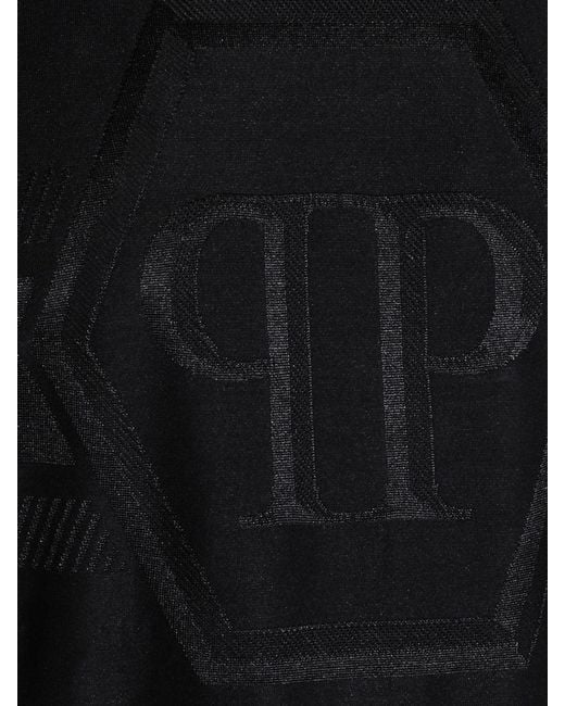 Philipp Plein Black Cotton Pp T-Shirt for men