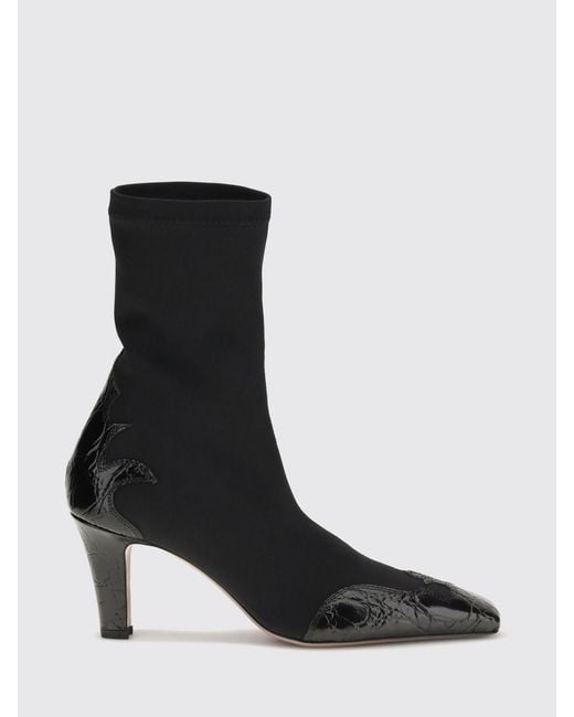 Paris Texas Black Belle Western Ankle Boots