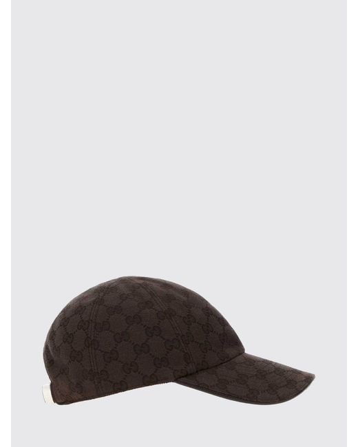 Gucci Brown Baseballkappe Aus Baumwoll-Jacquard Mit Gg-Monogramm