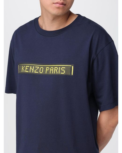 Kenzo Blue Logo Print Polo T-Shirt main image 1