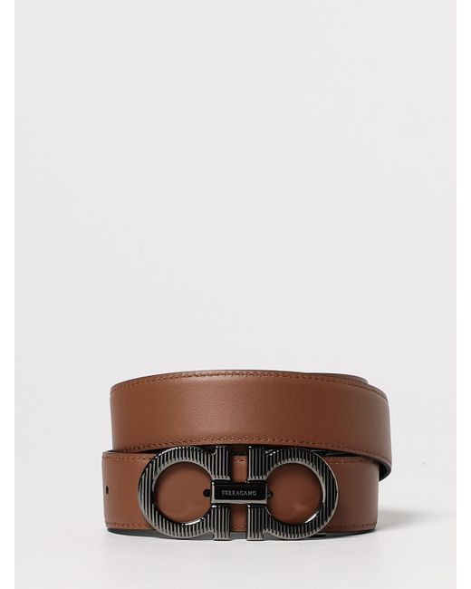 Ferragamo Gray Belt for men