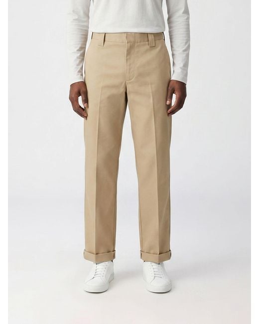 Golden Goose Deluxe Brand Natural Cotton Tailored Trousers for men