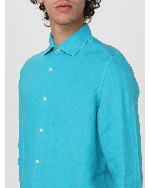 Camicia di Mc2 Saint Barth in Blue da Uomo