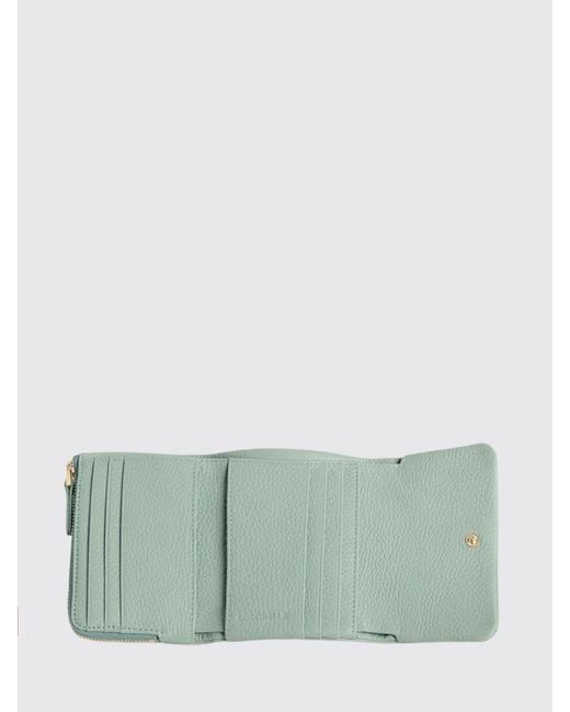 Coccinelle Green C-Me Softy Hammered Leather Bag