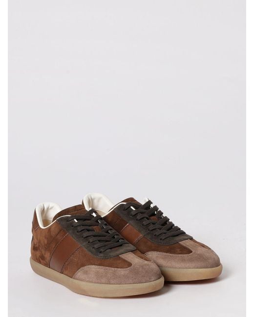 Tod's Brown Nubuck Sneakers for men