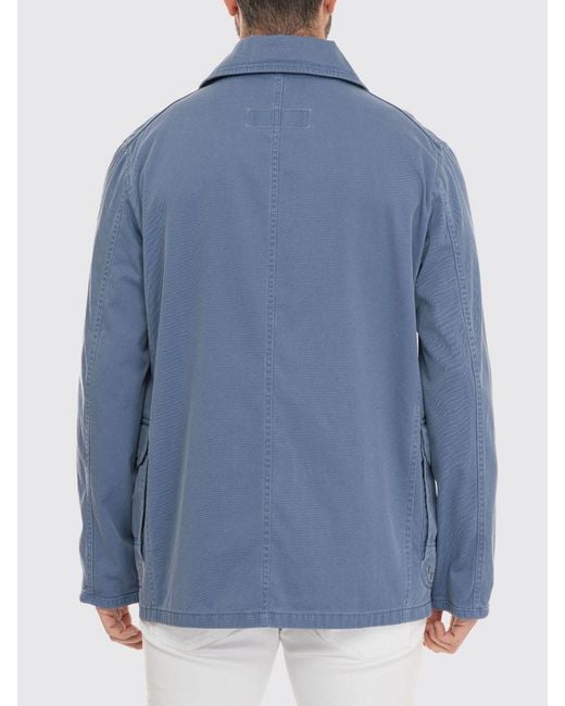 Fay Blue Classic Cotton Jacket for men