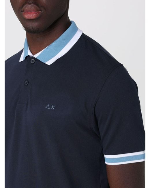 Sun 68 Blue T-Shirt for men