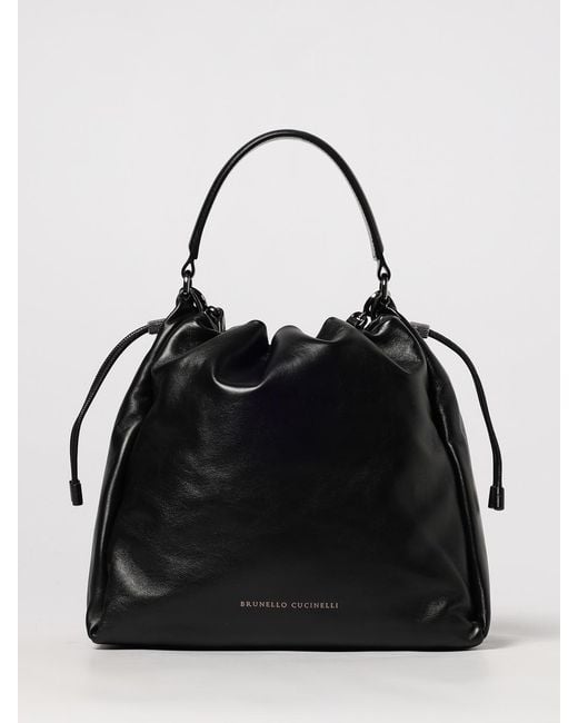 Brunello Cucinelli Black Shoulder Bag
