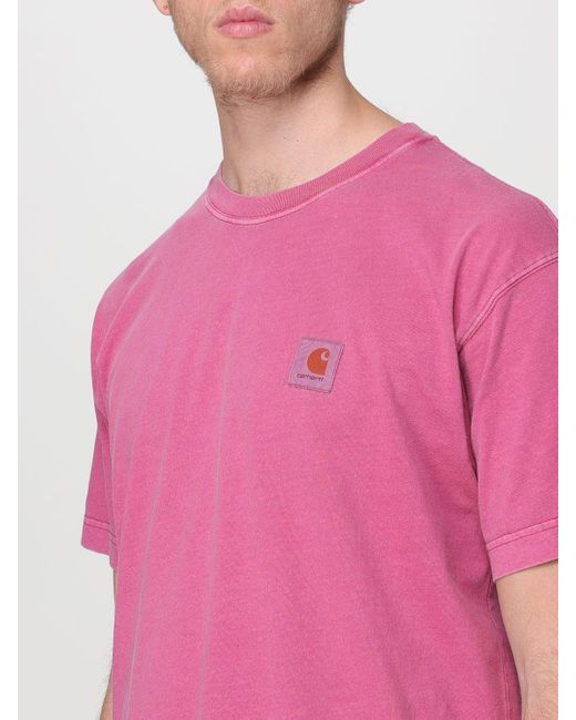 T-shirt Carhartt pour homme en coloris Pink