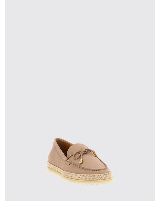 Tod's Natural Nubuck Loafer